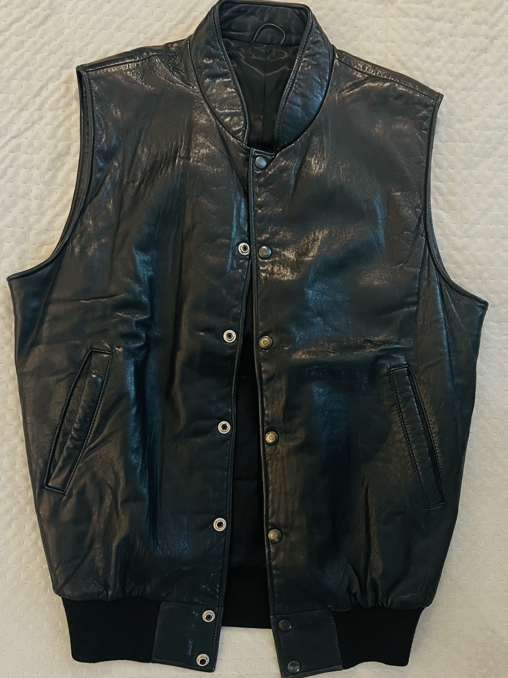 Vintage Roots Leather Vest.